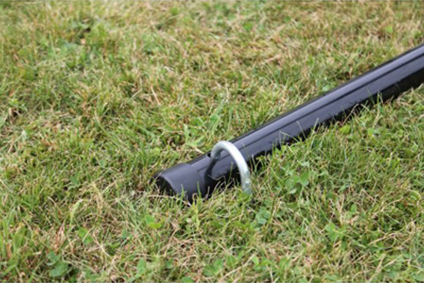 Inclusief grondverankering.