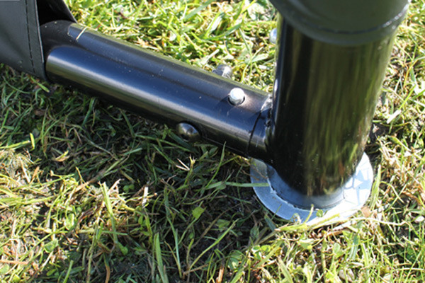 Stabiele plaatsing in de tuin.