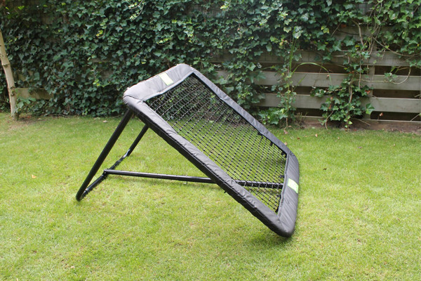 Lagere stand van het voetbaldoel.