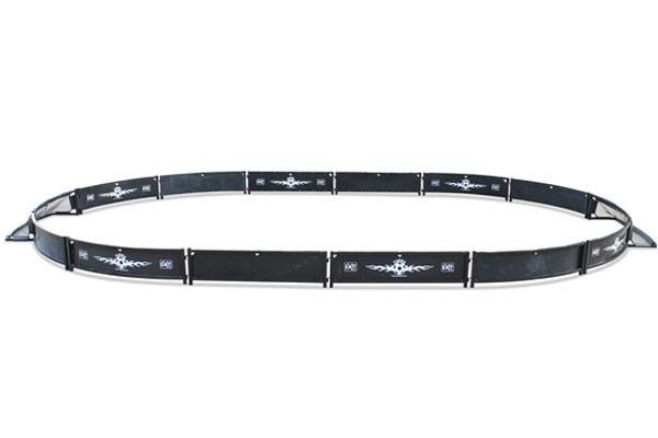 Met een formaat van 7.95 x 4.88 meter.