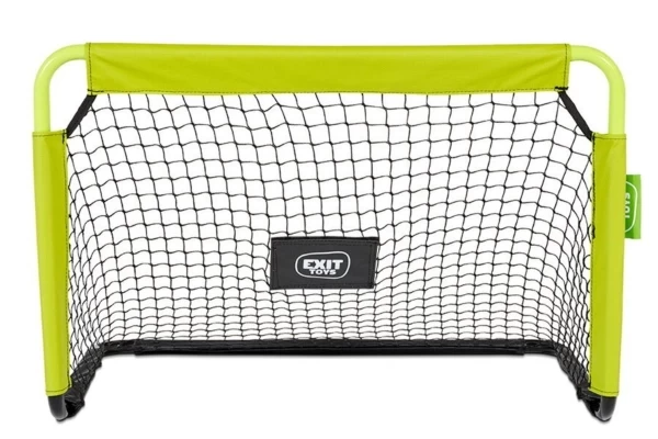 Tempo voetbaldoel met gele accenten